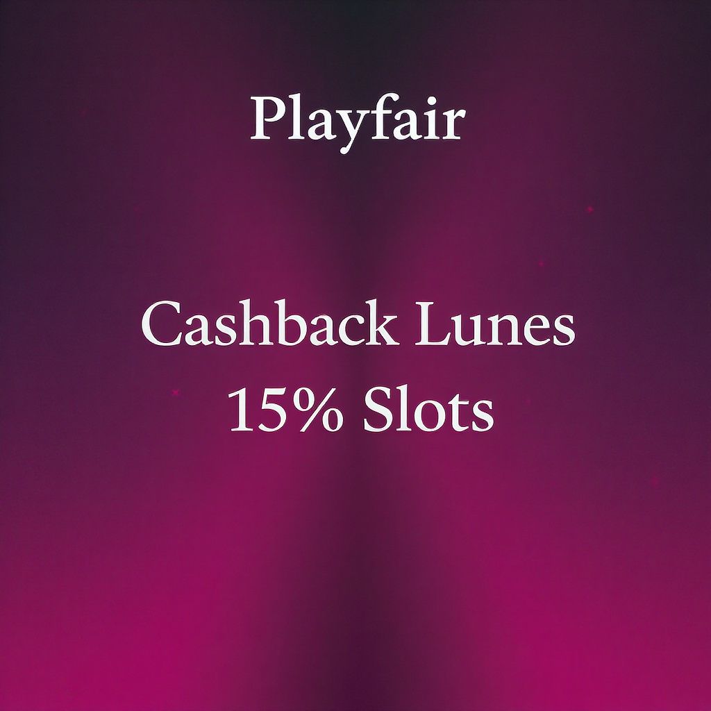 Cashback Lunes 15% Slots